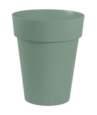 EDA PLASTIQUE - Vase Toscane mi-haut - Ø 44 x 53 cm - 50 L - Vert laurier