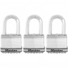 Cadenas Haute Sécurité - MASTER LOCK - M115EURTRILF - A Clé - Acier Laminé Recouvert - Extérieur - Anti-rouille - Anse M - Pa…