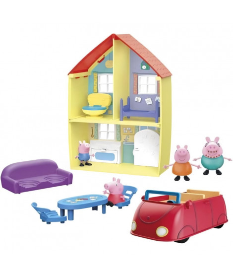 Coffret maison de Peppa et sa famille - PEPPA PIG - Jouet pour enfant de 3 ans - Accessoires amusants inclus