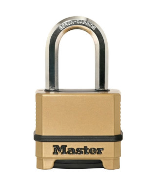 Cadenas Haute Sécurité - MASTER LOCK - M175EURDLF - Combinaison - Zinc - Anse L - Extérieur