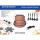 Batterie de cuisine 20 pieces Arthur Martin - aluminium - poignée amovible - tous feux dont induction