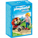 PLAYMOBIL - City Life - Maman avec Jumeaux et Landau - Mixte - A partir de 4 ans