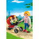 PLAYMOBIL - City Life - Maman avec Jumeaux et Landau - Mixte - A partir de 4 ans