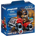 PLAYMOBIL - 71090 - Pompier et quad