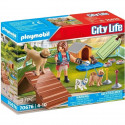 PLAYMOBIL - 70676 - Set cadeau Educatrice et chiens