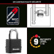 Master Lock Cadenas a combinaison Excell Zinc 57 mm Noir M178EURD