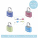 MASTER LOCK Lot de 4 cadenas 20mm - Couleurs assorties - Pour bagage, valise, sac a dos