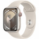 Apple Watch Series 9 GPS + Cellular - 45mm - Boîtier Starlight Aluminium - Bracelet Starlight Sport Band - S/M