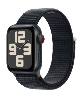 Apple Watch SE GPS + Cellular - 40mm - Boîtier Midnight Aluminium - Bracelet Midnight Sport Loop