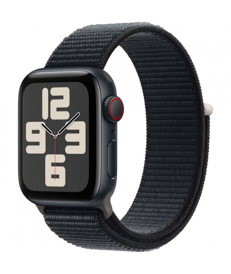 Apple Watch SE GPS + Cellular - 40mm - Boîtier Midnight Aluminium - Bracelet Midnight Sport Loop