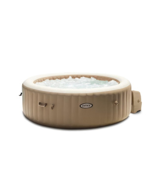 Spa rond a  bulles 4 places INTEX - Beige - 196 x 196 x 71 cm