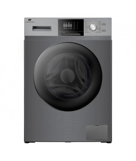 Lave-linge hublot CONTINENTAL EDISON CELL10140S2 - 10 kg - Largeur 60 cm - Classe A - 1400 trs/min -  moteur induction -Anthr…