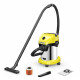 Aspirateur eau et poussieres sans fil KARCHER WD 3-18 S V-17/20 - Acier - 17 l - Jaune