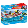 PLAYMOBIL 71464 Bateau de pompier et scooter des mers - Action Hereos - Les pompiers - Des 4 ans