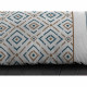 Parure de couette microfibre Ethno - 1 housse de couette 140x200 cm + 1 taie d'oreiller 63x63 cm - Bleu canard - HOME LINGE P…