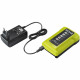 Chargeur 36V standard 1,7 A - RYOBI - MAXPOWER - Li-ion - Vert / Anthracite