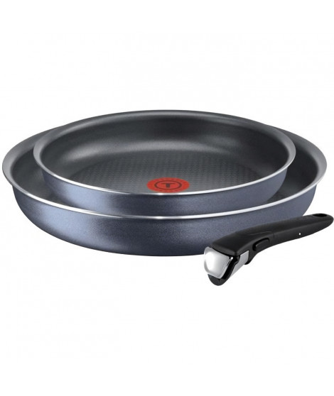 TEFAL Lot de 2 Poeles Ingenio Elegance avec poignée amovible - Ø 24 / 28 cm