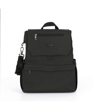 Sac a langer TINEO CASUAL - Forme Sac a dos - Grande capacité de rangement - Noir