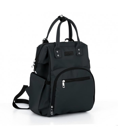 Sac a langer TINEO CLASSIQUE - Forme Sac a dos - Imperméable - Noir