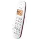 Téléphone fixe sans fil - LOGICOM - DECT ILOA 150 SOLO - Framboise - Sans répondeur