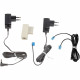 Téléphone résidentiel sans fil PANASONIC KX-TG6812 - Duo - Argent et noir - Répertoire 120 noms et numéros