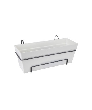 ELHO Jardiniere balconniere Loft Urban Allin1 - 50 cm - Blanc