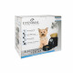 EYENIMAL Distributeur automatique 5 kg de croquettes 45x20x47 cm - Noir - Pour chat et petit chien