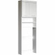 Meuble machine a laver AMANDA - 2 portes - L63 x P24 x H187 cm - Blanc - TRENDTEAM