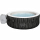 Spa gonflable BESTWAY - Lay-Z-Spa Hollywood - 196 x 66 cm - 4 a 6 places - Rond (Couverture, pompe, cartouche, diffuseur, LED…