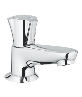 GROHE Mitigeur lavabo monocommande Costa 20404001 - Bec coulé fixe - Isolation thermique - Chrome - Taille L