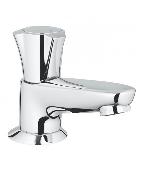 GROHE Mitigeur lavabo monocommande Costa 20404001 - Bec coulé fixe - Isolation thermique - Chrome - Taille L