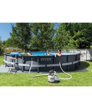 Intex - 26334GN - Kit piscine ultra xtr ronde tubulaire ø 6,10 x 1,22m