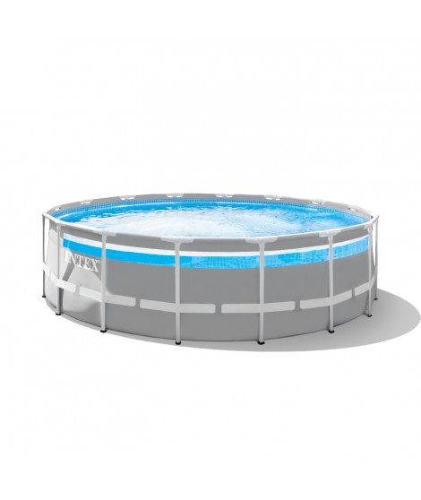 Intex - 26730NP - Kit piscine tubulaire clearview ø 4,88 x 1,22m