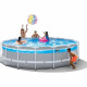 Intex - 26730NP - Kit piscine tubulaire clearview ø 4,88 x 1,22m