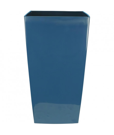 Bac a fleurs carré RIVIERA NUANCE - Plastique - L38xP38xH69 cm - Bleu