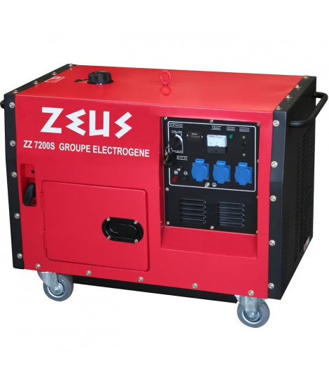 Groupe électrogene ZEUZ - Silencieux - 6000 W - Démarrage électrique
