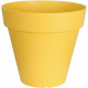 Bac a fleurs rond RIVIERA SOLEILLA - Plastique - Diametre 60 cm - Jaune