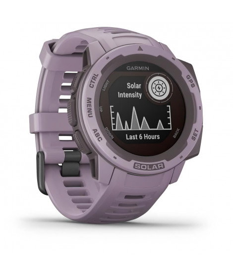 GARMIN Instinct Solar Montre connectée, Orchidée