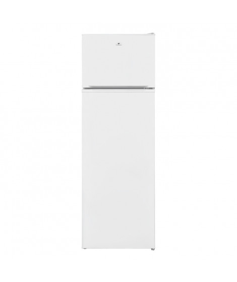 Réfrigérateur congélateur haut CONTINENTAL EDISON 240L - Froid statique - blanc - classe E