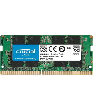 CRUCIAL Mémoire PC DDR4 PC19200 C17 SO DIMM 2400MHZ 16384 1B