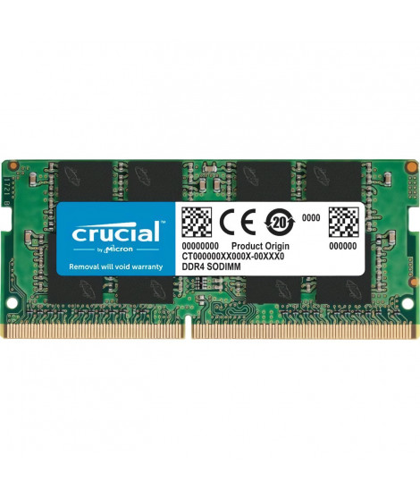 CRUCIAL Mémoire PC DDR4 PC19200 C17 SO DIMM 2400MHZ 16384 1B