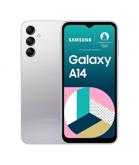 SAMSUNG Galaxy A14 4G Argenté 64 Go