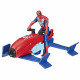 Coffret Spider-Man Hydro-Jet, figurine de 10 cm avec véhicule, jouets de super-héros pour enfants a partir de 4 ans