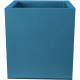 Bac a fleurs carré RIVIERA GRANIT - Plastique - 40x40 cm - Bleu