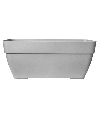 ELHO Bac a terrasse Vibia 80 - Gris béton vivant - Extérieur - L 34,2 x W 77,4 x H 33,2 cm