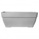 ELHO Bac a terrasse Vibia 80 - Gris béton vivant - Extérieur - L 34,2 x W 77,4 x H 33,2 cm