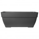 ELHO Bac a terrasse Vibia 80 - Gris anthracite - Extérieur - L 34,2 x W 77,4 x H 33,2 cm