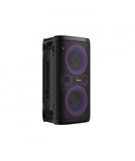 HISENSE Party Rocker One - Enceinte de soirée Bluetooth portable - 300W - Effets lumineux - Noir