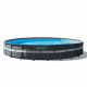 Kit Piscine Ultra XTR - INTEX - 26340GN - Ronde Tubulaire - Gris foncé - Capacité 47,2 m3