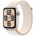 Apple Watch SE GPS + Cellular - 44mm - Boîtier Starlight Aluminium - Bracelet Starlight Sport Loop